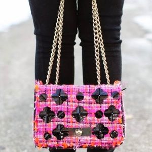 KATE SPADE FAIRLEE Tweed Convertible Bag